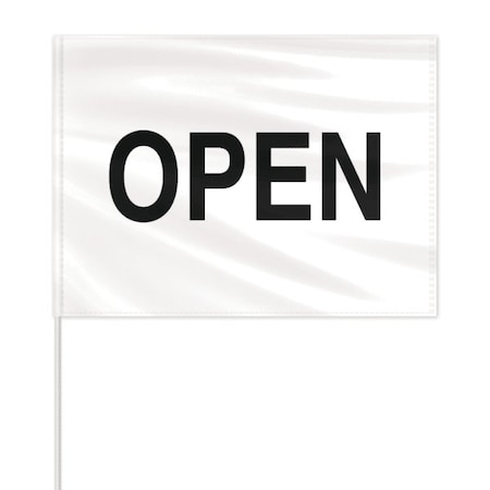 Global Flags Unlimited Open Message Field Flag - White 205609